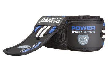 Бинти для зап'ясть (кистьові бинти) Power System PS-3500 Wrist Wraps Blue/Black (пара) PS-3500_Blue-Black фото