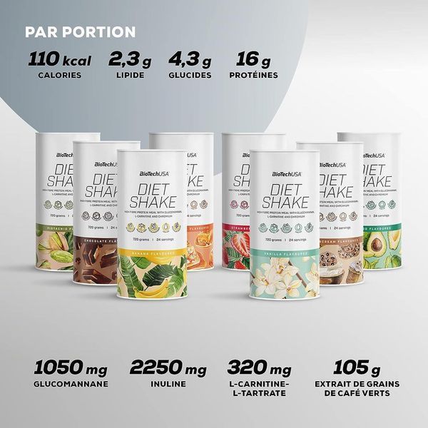 Протеїн BioTech Diet Shake 720 g (Pistachio) 38586 фото