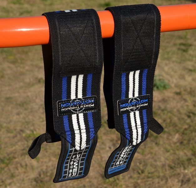 Бинти для зап'ясть (кистьові бинти) Power System PS-3500 Wrist Wraps Blue/Black (пара) PS-3500_Blue-Black фото