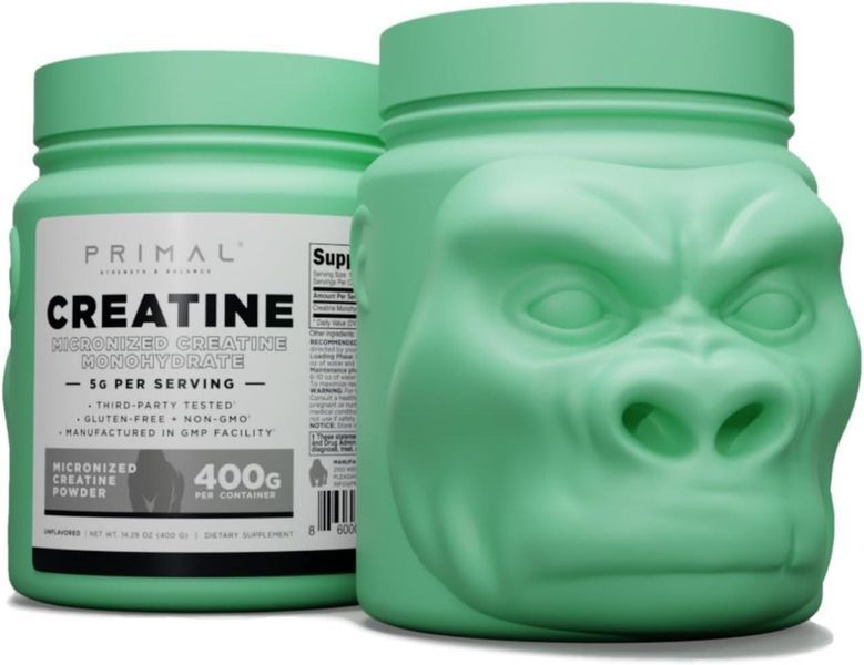 Креатин PrePrimal Creatine Powder 400 г, Unflavored 44091 фото