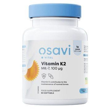 Вітамін Osavi Vitamin K2 MK-7 100 mcg 60 softgels ol5904139920084 фото