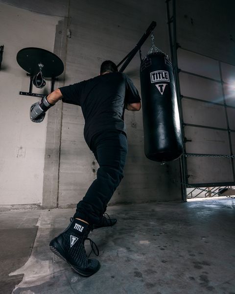 Боксерки (боксерське взуття) TITLE Boxing Predator II Shoes 2.0 Black/Grey 41р. TBS39 8 BK/GR фото