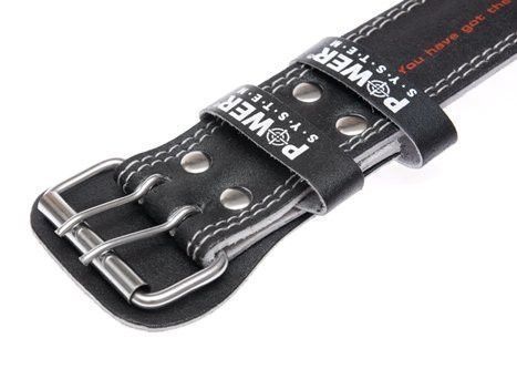 Пояс для важкої атлетики Power System PS-3250 Power Basic шкіряний Black M PS-3250_M_Black фото