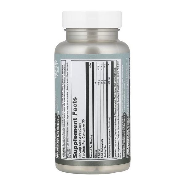 Liposomal Glutathione 500mg - 60 vcaps 2024-11-1044 фото