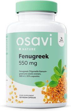 Пажитник Osavi Fenugreek 550 mg Vegan, 120 caps ol5904139923320 фото