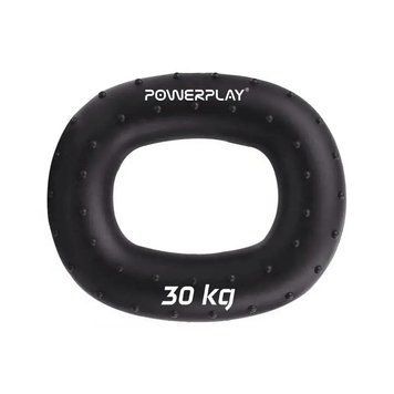 Еспандер кистьовий силіконовий PowerPlay PP-4337 Hand Grip Hard 30 кг (Чорний) PP_4337_Black_30kg фото