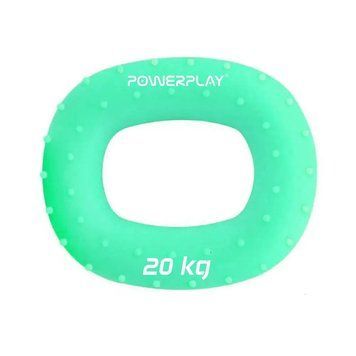Еспандер кистьовий силіконовий PowerPlay PP-4337 Hand Grip Medium 20 кг (Зелений) PP_4337_Green_20kg фото