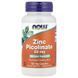 Пиколинат цинку NOW Zinc Picolinate, 50 mg, 120 Veg Capsules НФ-00000772 фото 1