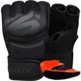 Рукавиці для ММА RDX F15 Noir Matte Black XL (капа у комплекті) GGR-F15MB-XL фото