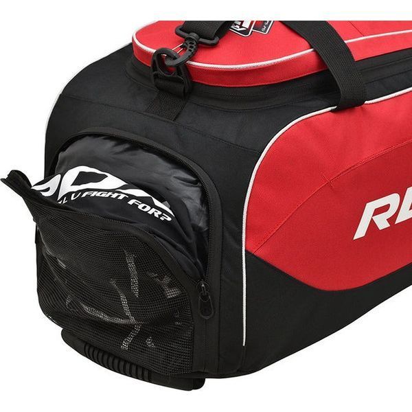 Спортивна сумка RDX R1 Duffel Bag with Backpack Straps Black/Red GKB-R1B фото