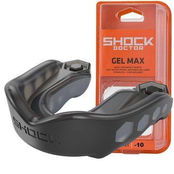 Капа Shock Doctor Gel Max дитяча (вік до 10р.) Black (art. 6210-BK-YTR) 6210-BK-YTR фото