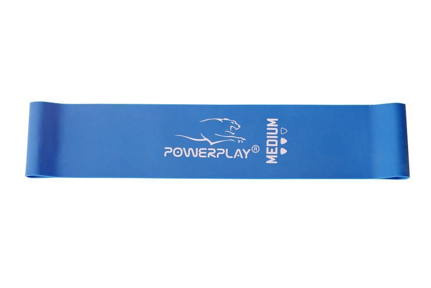 Резинка для фітнесу PowerPlay 4114 Mini Power Band 1мм. Medium Сіня (7.5 кг) PP_4114_Blue_Medium фото