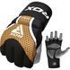 Рукавиці для ММА RDX AURA PLUS T-17 Black Golden XL (капа у комплекті) GGR-T17BGL-XL+ фото 3