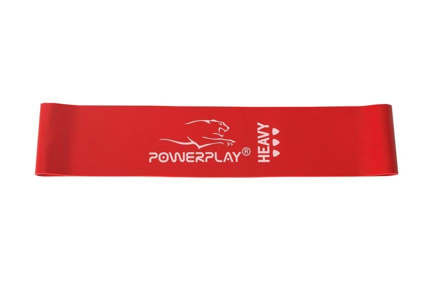 Резинка для фітнесу PowerPlay 4114 Mini Power Band 1.2мм. Heavy Червона (11 кг) PP_4114_Red_Heavy фото