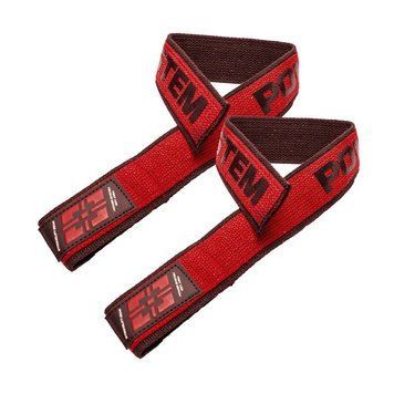 Лямки для тяги Power System PS-3401 Lifting Straps Duplex Black/Red 3401RD-0 фото
