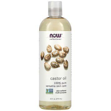 Рицинова олія, Castor Oil, Now Foods, Solution Oils, 473 мл. NOW-07675 фото