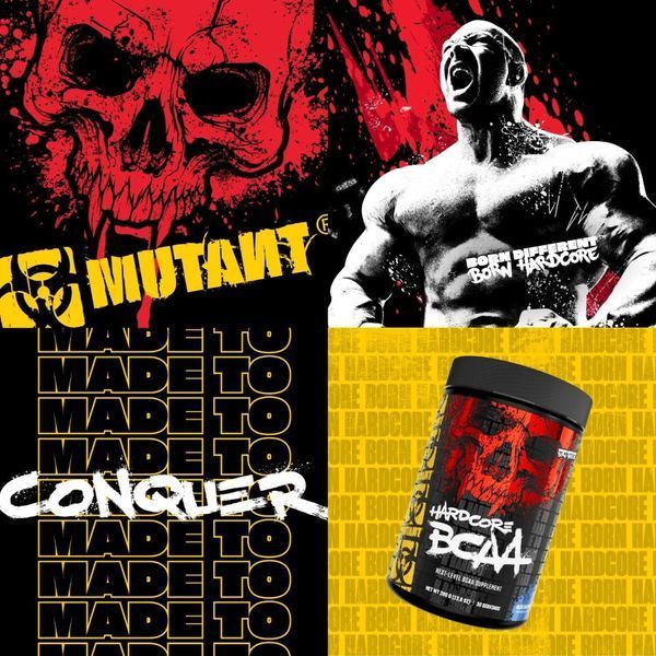 Mutant Hardcore BCAA 390g (Grape) 44878 фото