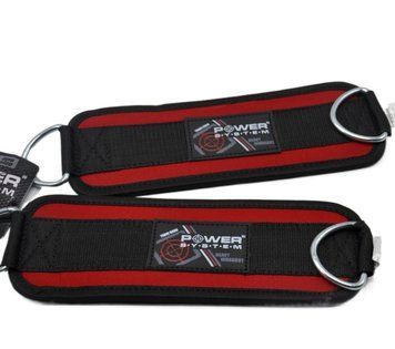 Манжети на щиколотку Power System PS-3410 Ankle Strap PS-3410_Black_Red фото