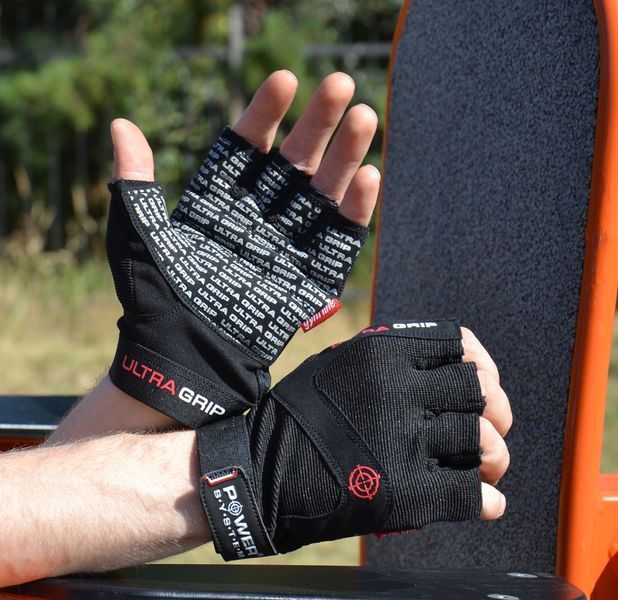 Рукавички для фітнесу Power System PS-2400 Ultra Grip Black S PS-2400_S_Black фото