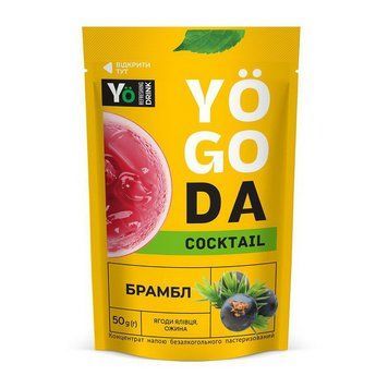 Yogoda Cocktail (50 g, ягоди ялівця, ожина) 24159-01 фото