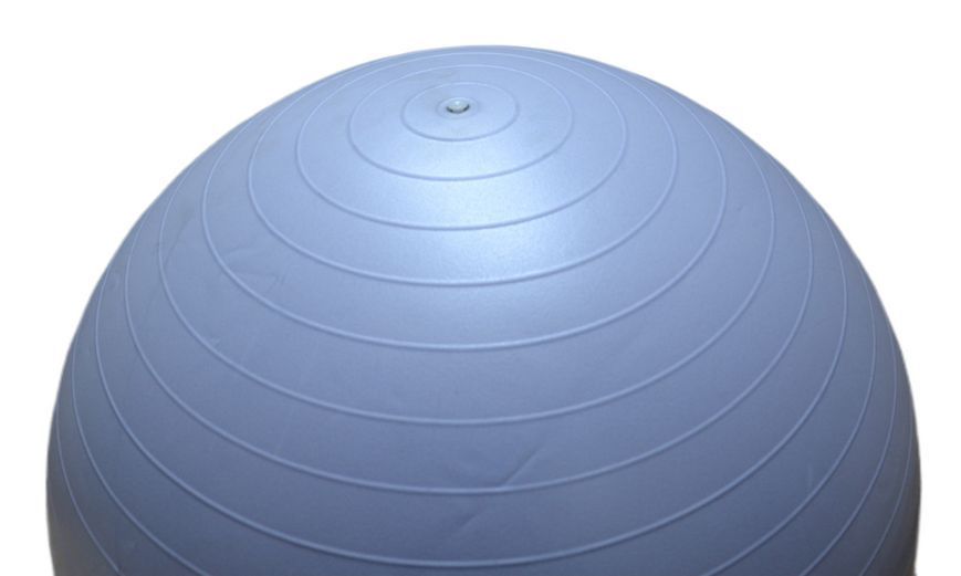 М'яч для фітнесу (фітбол) напівмасажний PowerPlay 4003 &Oslash;75 cm Gymball Sky Blue + помпа PP_4003_75_Sky_Blue фото