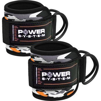 Манжети на щиколотку Power System PS-3470 Ankle Strap Camo Grey/Black PS_3470_Grey/Black фото