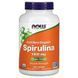 Спіруліна NOW Certified Organic Spirulina, 1,000 mg, 240 Tablets НФ-00001924 фото 1