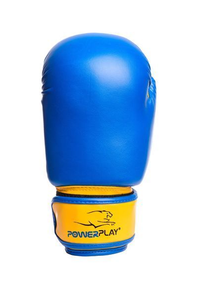 Боксерські рукавиці PowerPlay 3004 JR Classic Синьо-Жовті 6 унцій PP_3004JR_6oz_Blue/Yellow фото