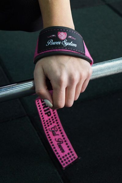Лямки для тяги Power System PS-3420 G-Power Straps Pink PS-3420_Pink фото