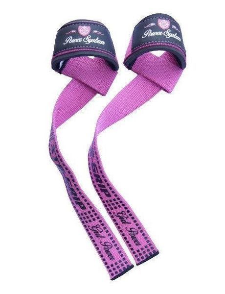 Лямки для тяги Power System PS-3420 G-Power Straps Pink PS-3420_Pink фото