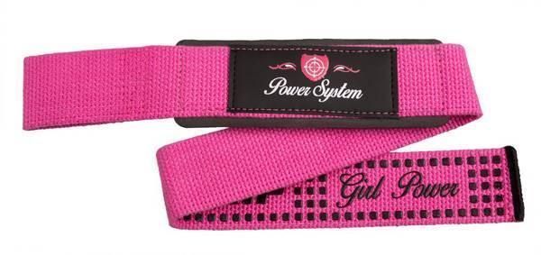 Лямки для тяги Power System PS-3420 G-Power Straps Pink PS-3420_Pink фото