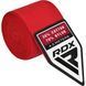 Бинти для боксу RDX WX Professional Boxing Hand Wraps Red (4.5м.) HWX-RR+ фото 2