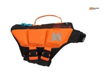 Рятувальний жилет для собак Protector life jacket Non-stop dogwear Чорний/Помаранчевий 2 7071652173223 фото