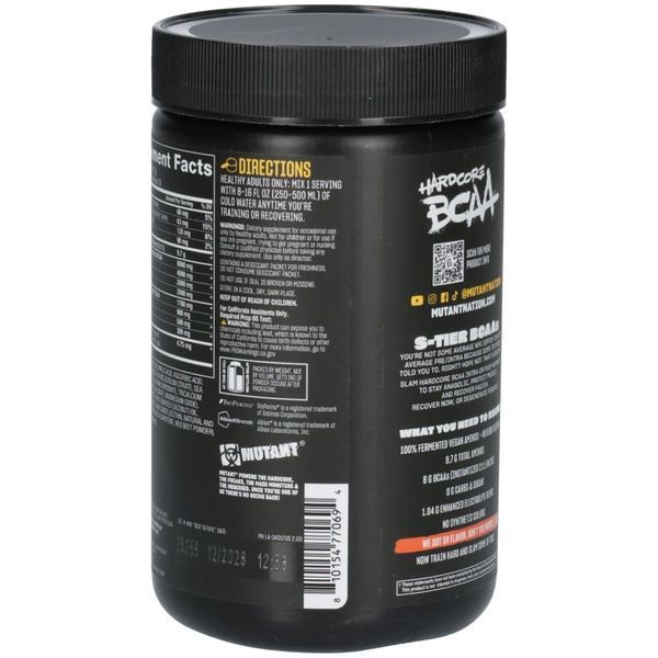 Mutant Hardcore BCAA 390g (Mango) 44880 фото