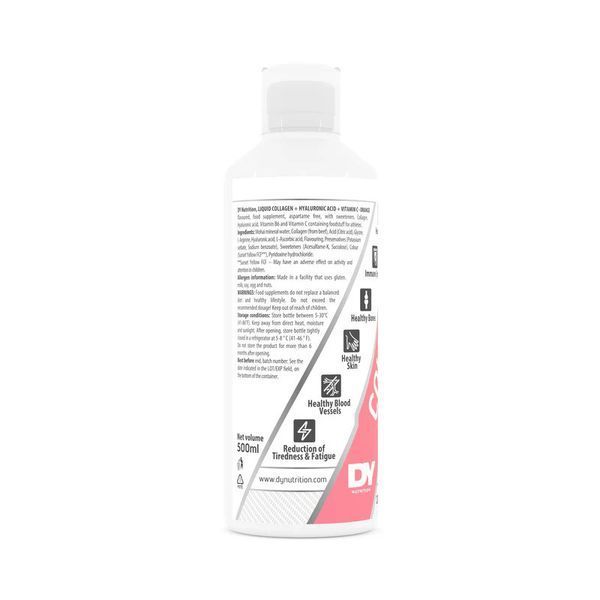 Колаген, вітамін C та гіалуронова кислота DORIAN YATES NUTRITION COLLAGEN + VITAMIN C + HYALURONIC ACID 500ML (ORANGE) НФ-00002929 фото