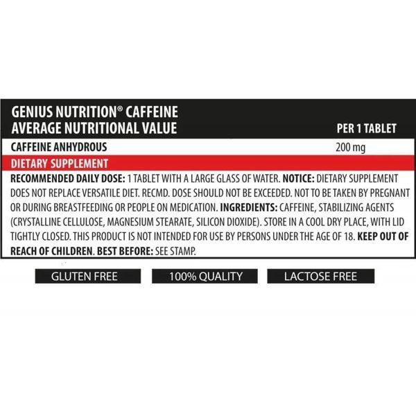 Енергетик Caffeine 90 tabs r5402832972763 фото