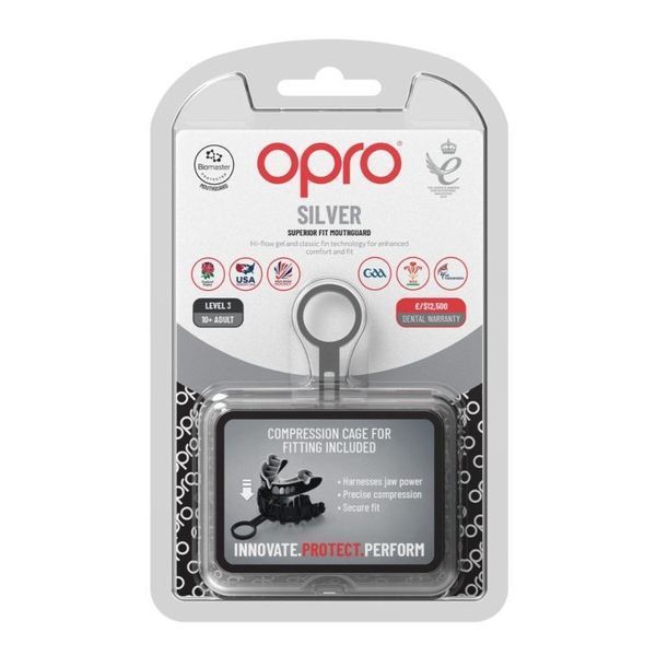 Капа OPRO Silver UFC дитяча (вік до 10) Red/Black (ufc.102515002) UFC_Jr_Silver_Red/Black фото
