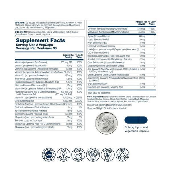Liposomal Multivitamin Womens - 60 vcaps 2023-10-6774 фото