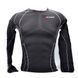 Термокофта з комірцем (лонгслів) X TECH Maglia Race 3 Munica Lunga lupetto Nero XXL/XXXL Чорна MagliaRace3LupettoXXL/3XL фото 3