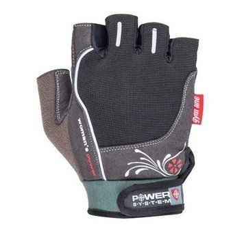 Рукавички для фітнесу Power System PS-2570 Woman&rsquo;s Power жіночі Black XS PS-2570_XS_Black фото