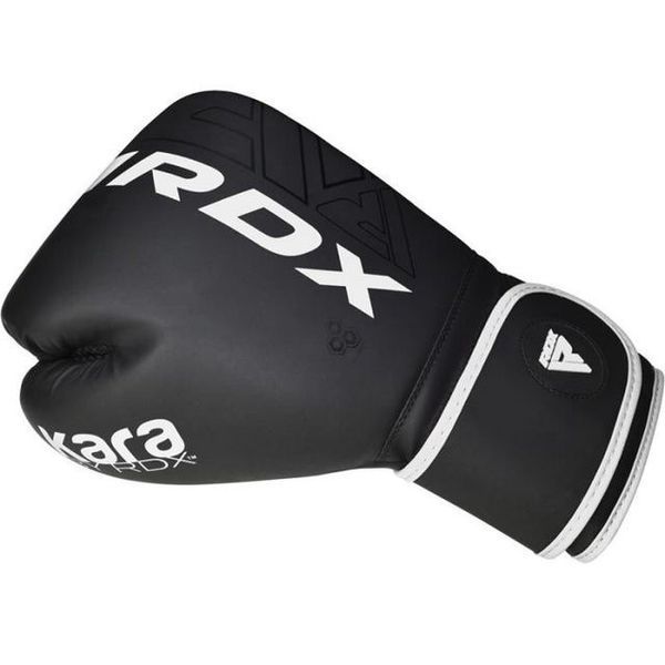 Боксерскі рукавички RDX F6 Kara Matte White 10 унцій (капа в комплекті) BGR-F6MW-10OZ фото