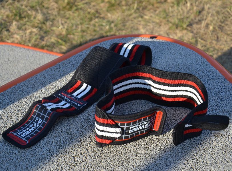 Бинти для зап'ясть (кистьові бинти) Power System PS-3500 Wrist Wraps Red/Black (пара) PS-3500_Red-Black фото