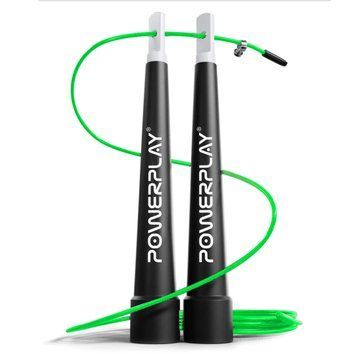 Скакалка швидкісна PowerPlay 4202 Ultra Speed Rope Зелена (2,9m.) PP_4202_Green фото