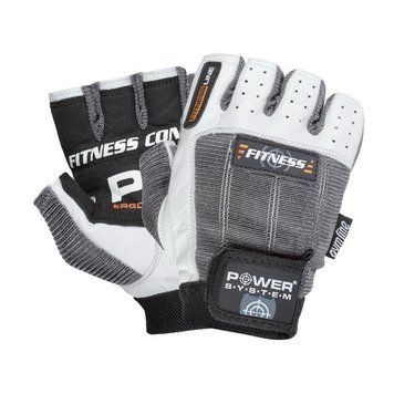 Fitness Gloves White-Grey 2300 (L size) 21780-03 фото