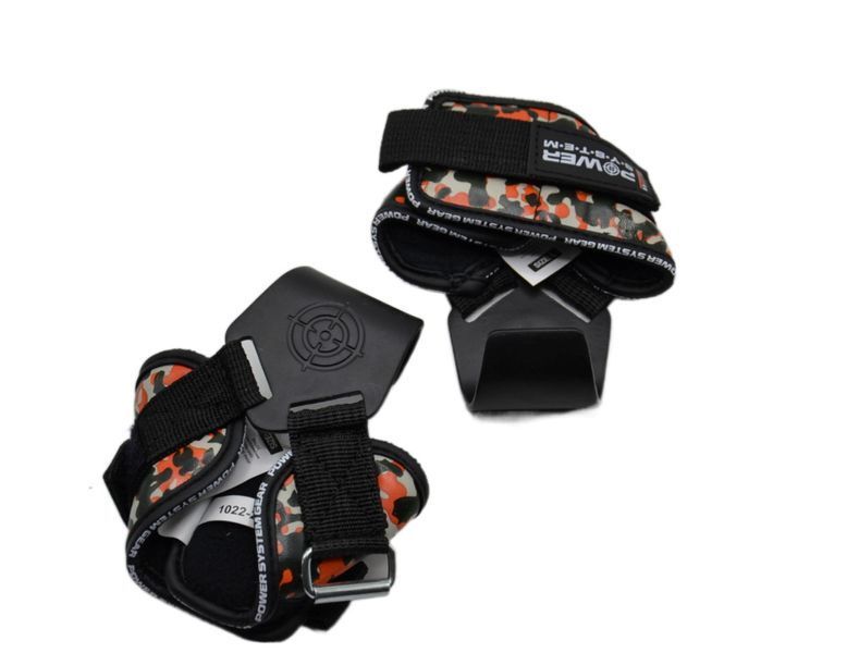 Гаки для тяги на зап'ястя Power System PS-3370 Hooks Camo Black/Red XL PS_3370_Black/Red XL фото