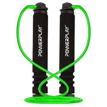 Скакалка PowerPlay 4205 Classic Plus Jump Rope Зелена (2,7m.) PP_4205_Green фото