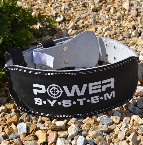 Пояс для важкої атлетики Power System PS-3250 Power Basic шкіряний Black L PS-3250_L_Black фото