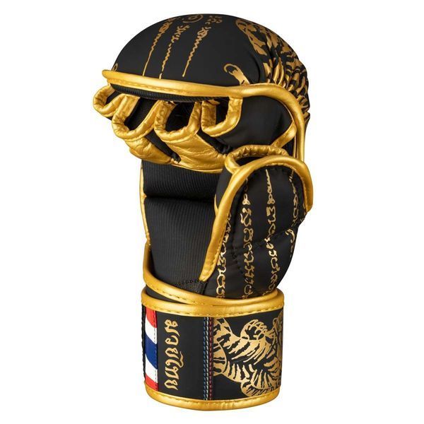 Рукавиці для ММА Phantom Muay Thai Black Gold S/M (капа в подарунок) PHMMAG2939-SM фото